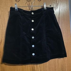 Button-up Mini Skirt